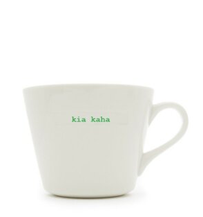 Day and Age Bucket Mug - kia kaha